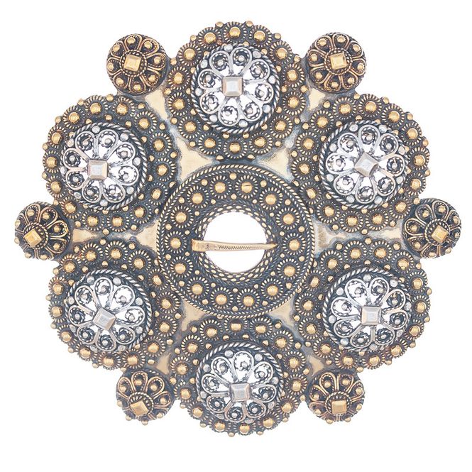 Hovedbilde Bolesølje Telemark antikkforgylt og oksidert