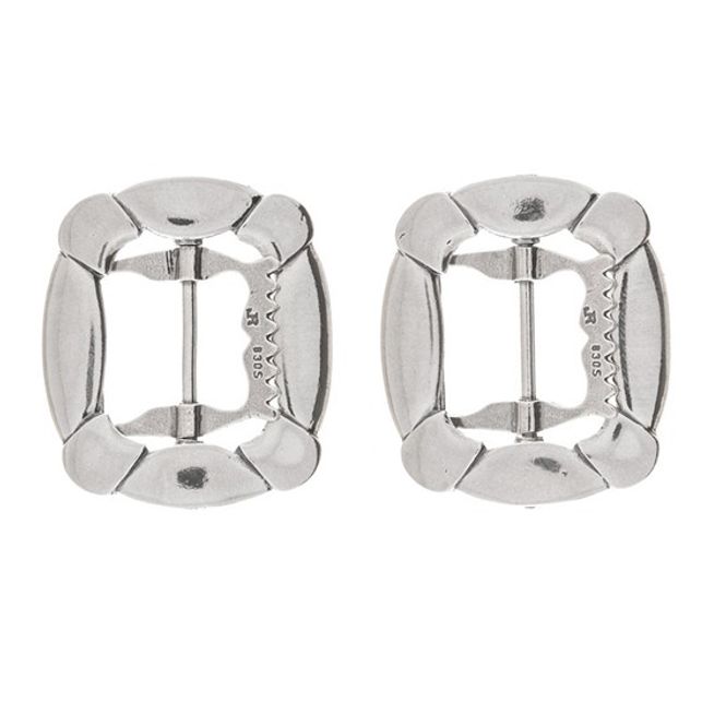 Hovedbilde Kne/vest-spenne glatt, oksidert