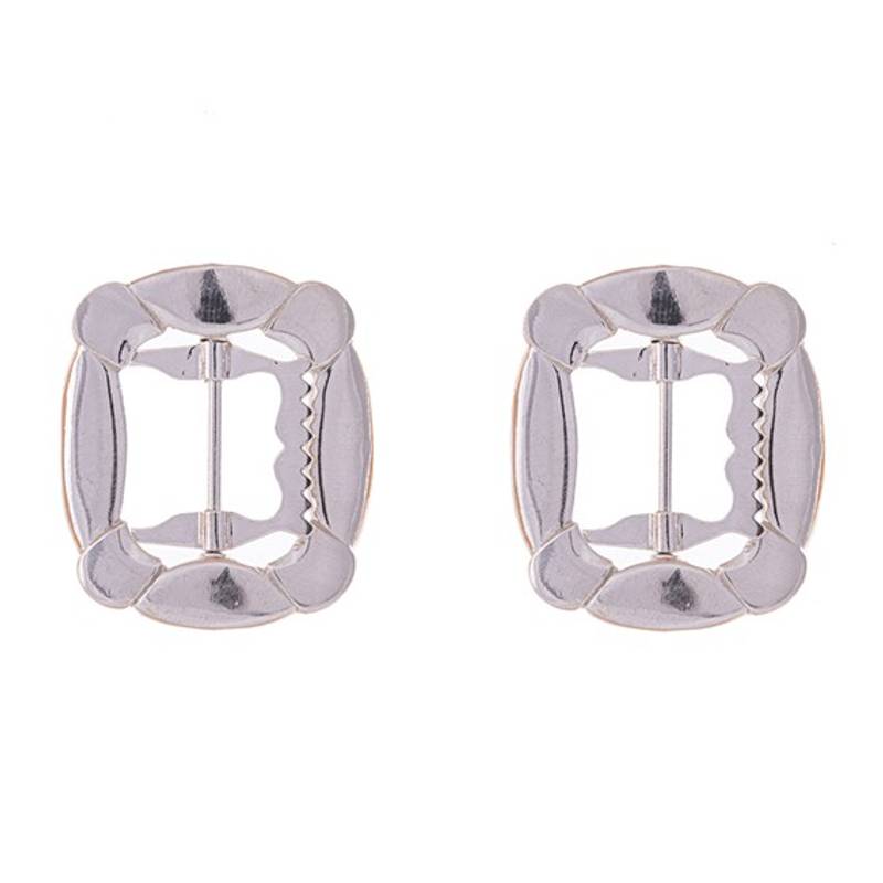 Kne/vest-spenne glatt, hvit