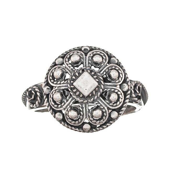 Hovedbilde Ring filigranknapp Telemark oksidert