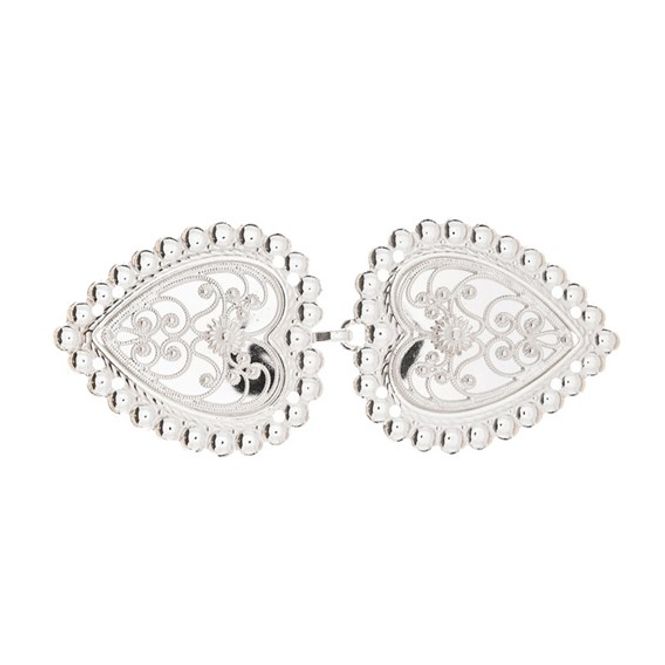 Hovedbilde Kepspenne med kruser, syhull, hvit