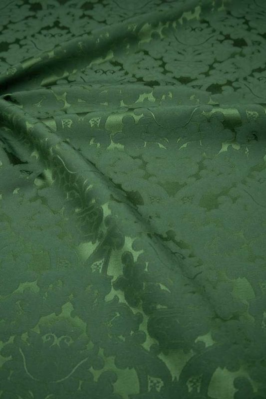 Damask Fleur de Panier Grønn