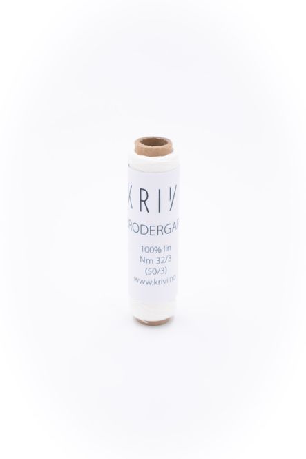 Hovedbilde Broderitråd Krivi 100% lin 50/3