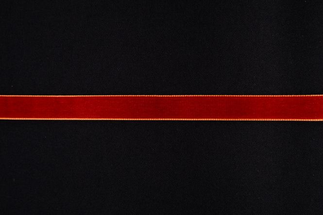 Hovedbilde Fløyelsbånd 16 mm oransje